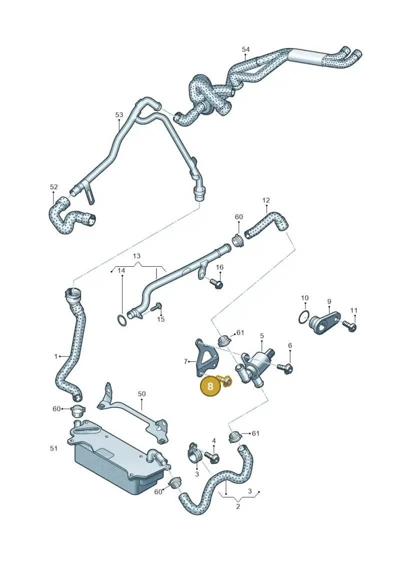 N91007201 — Audi A7 Sportback (2014-2018) diagram 788121280, position 8