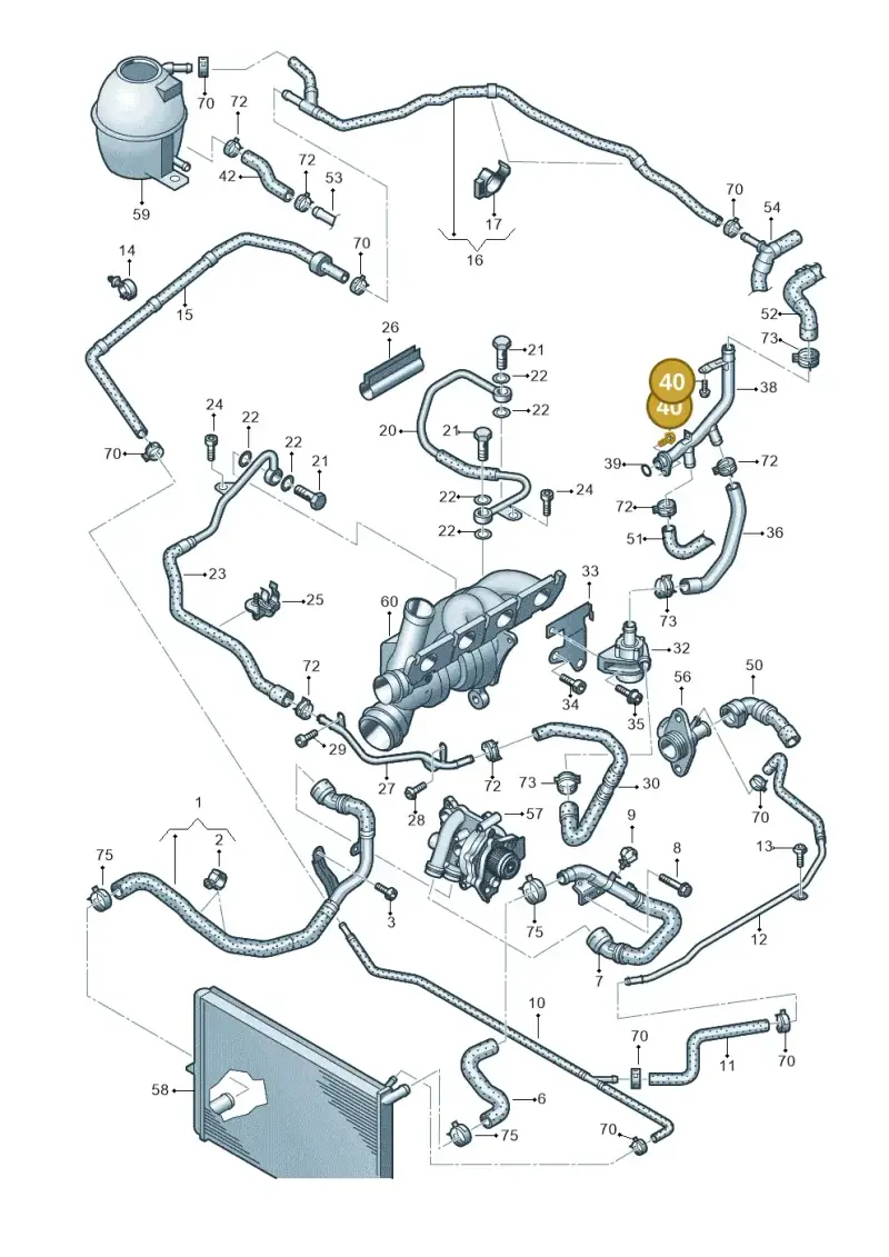 N91009801 — Volkswagen Amarok twin cab (2016-2022) diagram 683121300, position 40