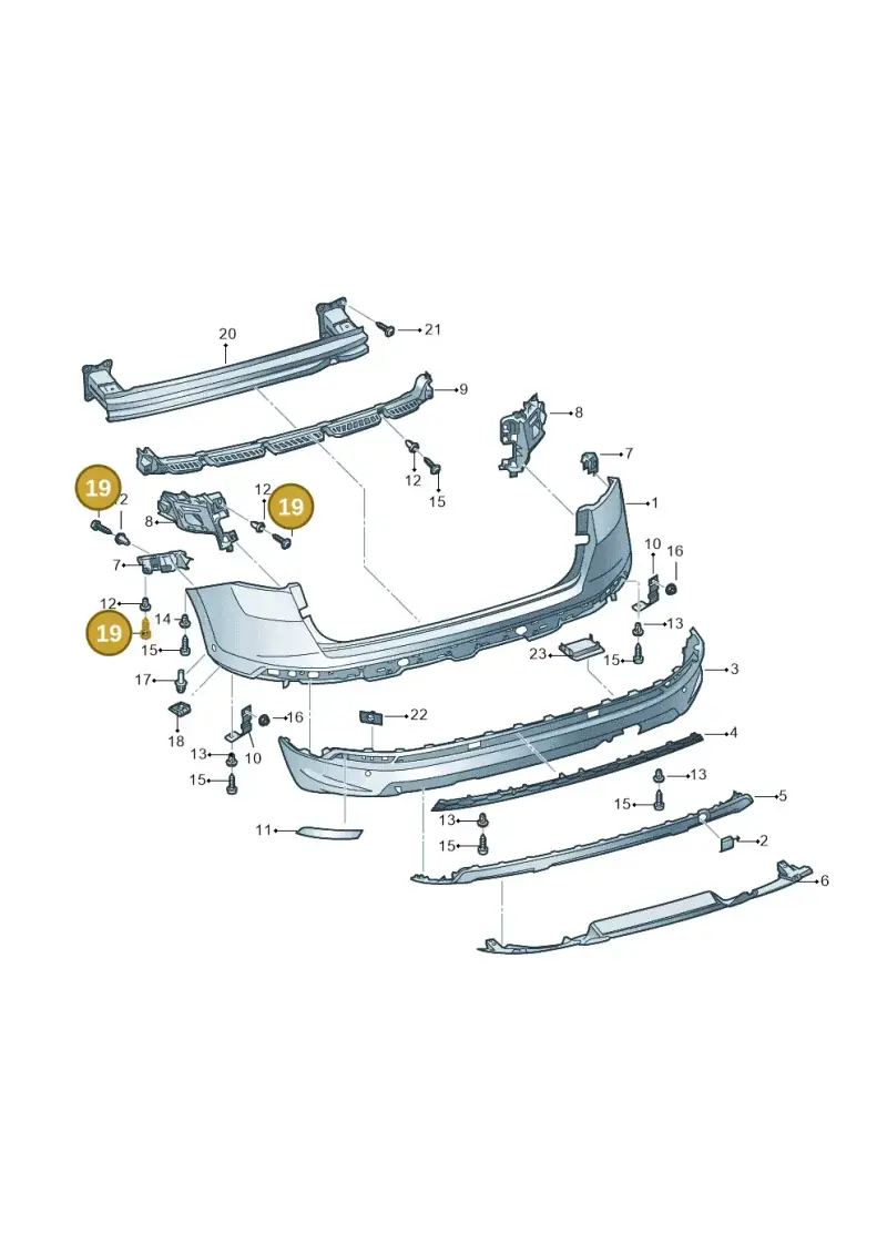 N91015701 — SEAT Ateca (2016-) diagram 893807600, position 19