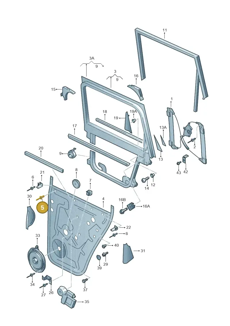N91017701 — Volkswagen Touareg                08> (2007-) diagram 274839600, position 5