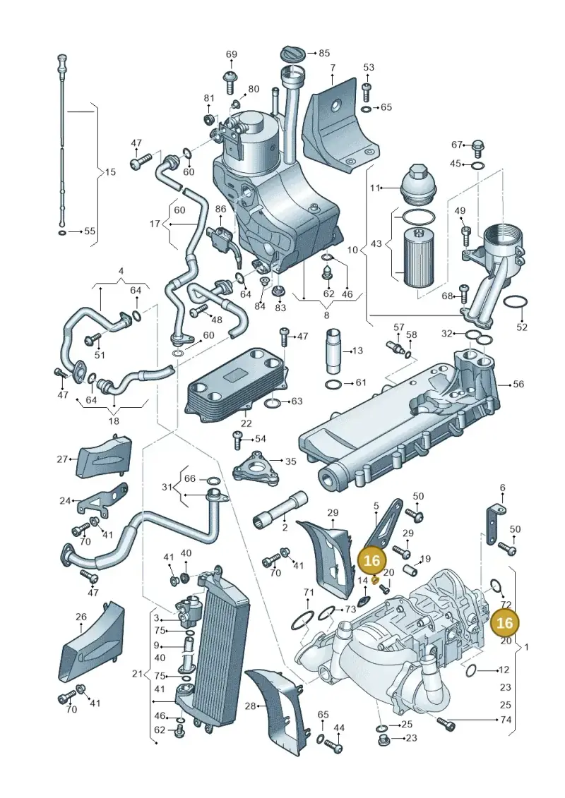 N91020803 — Audi R8                08> (2007-) diagram 618115100, position 16