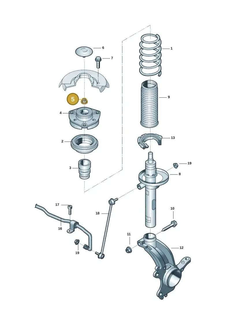 N91021602 — Volkswagen ID.6 X (2021-) diagram 12d411000, position 5