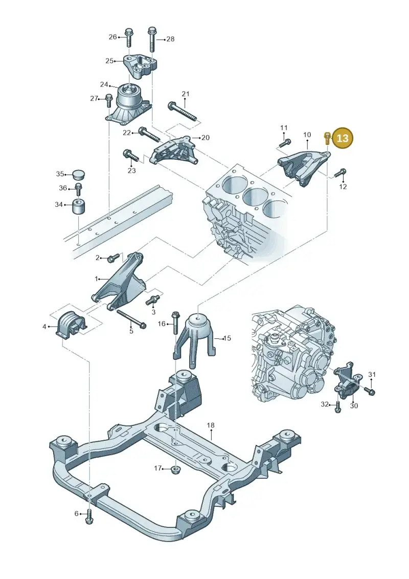 N91023602 — Volkswagen Transp. caravelle (2009-2011) diagram 679199300, position 13