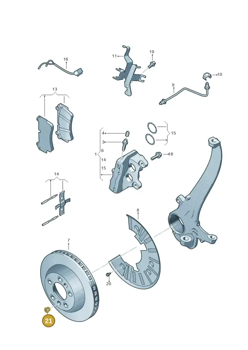 N91028202 — Volkswagen Touareg                08> (2007-) diagram 478615500, position 21