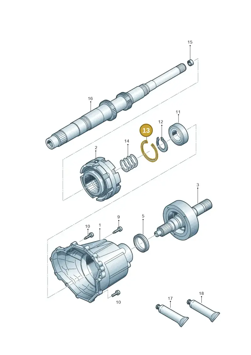 N91029701 — Volkswagen Phideon (2016-2023) diagram 251409700, position 13