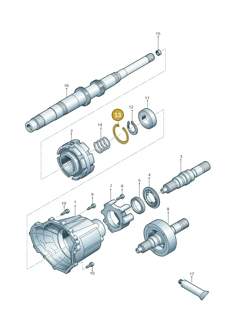 N91029701 — Audi A7 Sportback (2014-2018) diagram 695409900, position 13