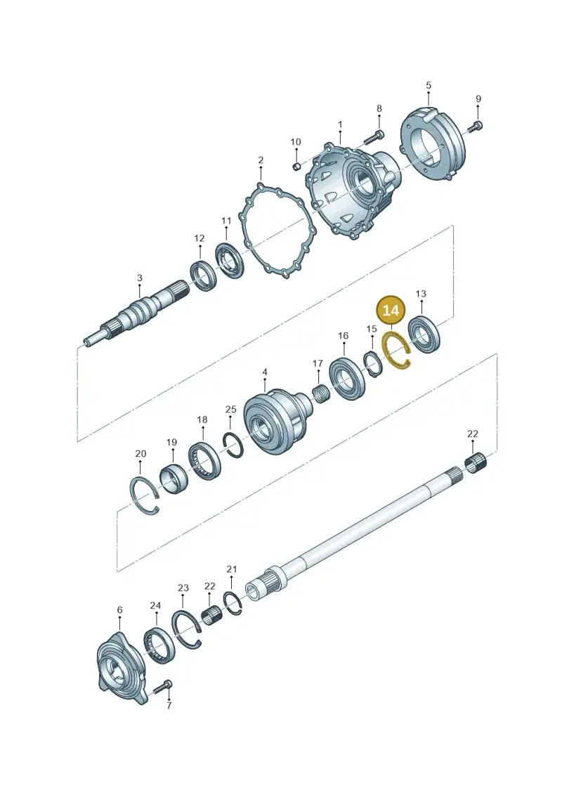 N91029701 — Audi A5 Sportback (2016-2025) diagram 849409700, position 14