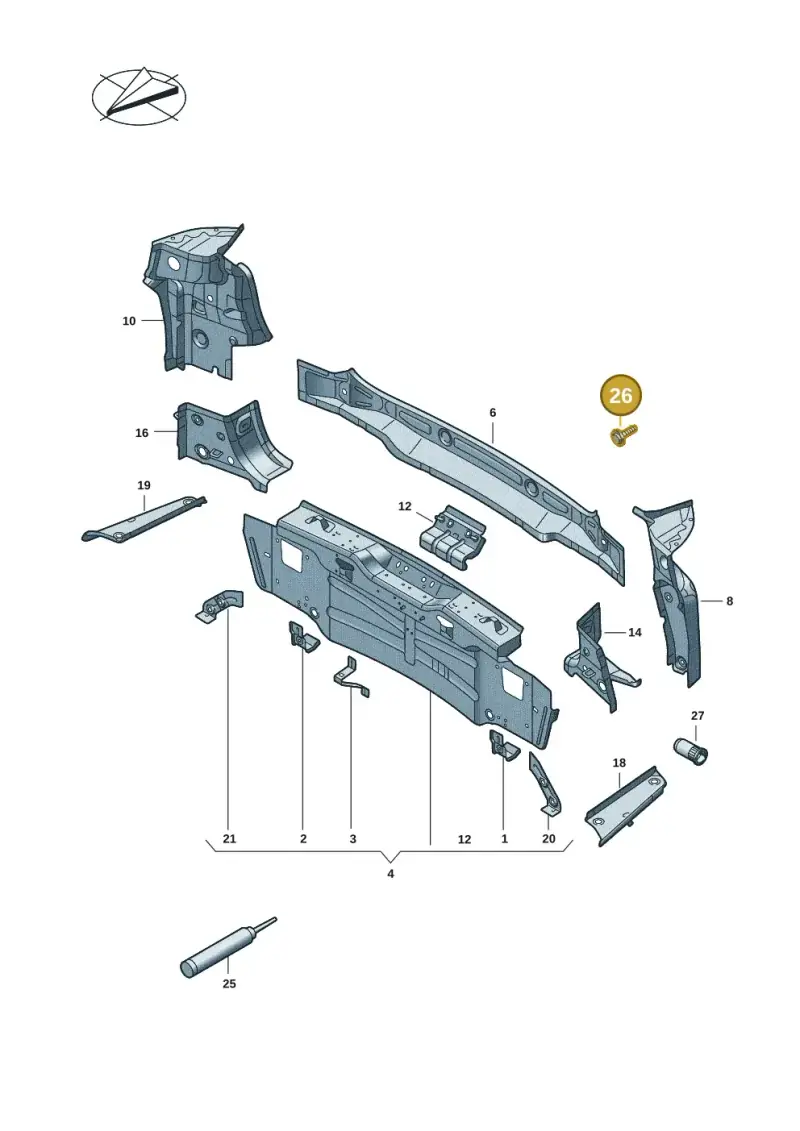 N91029902 — Volkswagen ID.7 Limousine Pro (2023-) diagram 14b813000, position 26