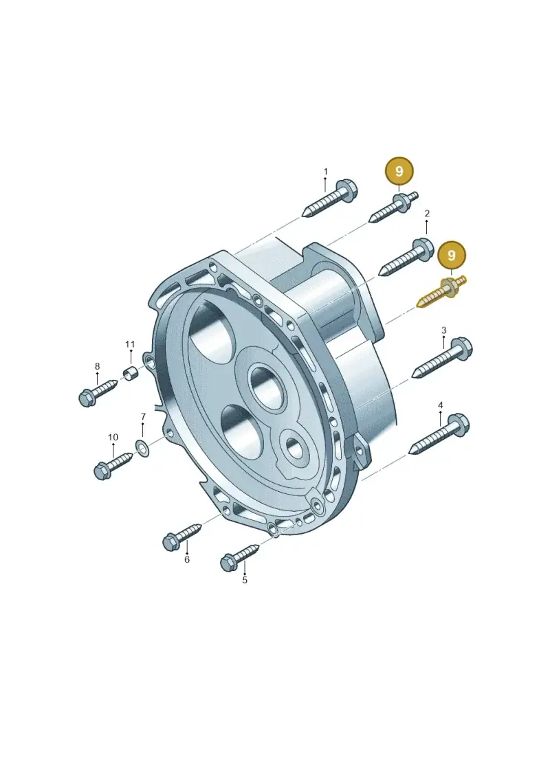 N91030501 — Volkswagen California Camper (2009-2011) diagram 679300850, position 9