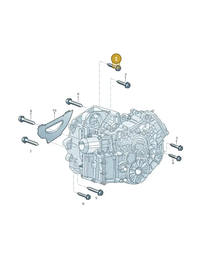 N91030501 — Volkswagen Polo (2009-2012) diagram 718300840, position 1