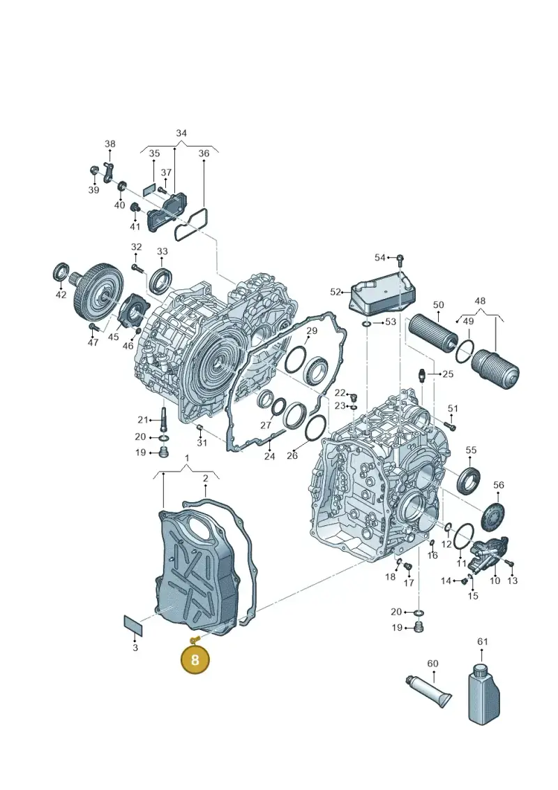 N91032702 — Volkswagen Passat estate (2023-) diagram 7t0300705, position 8
