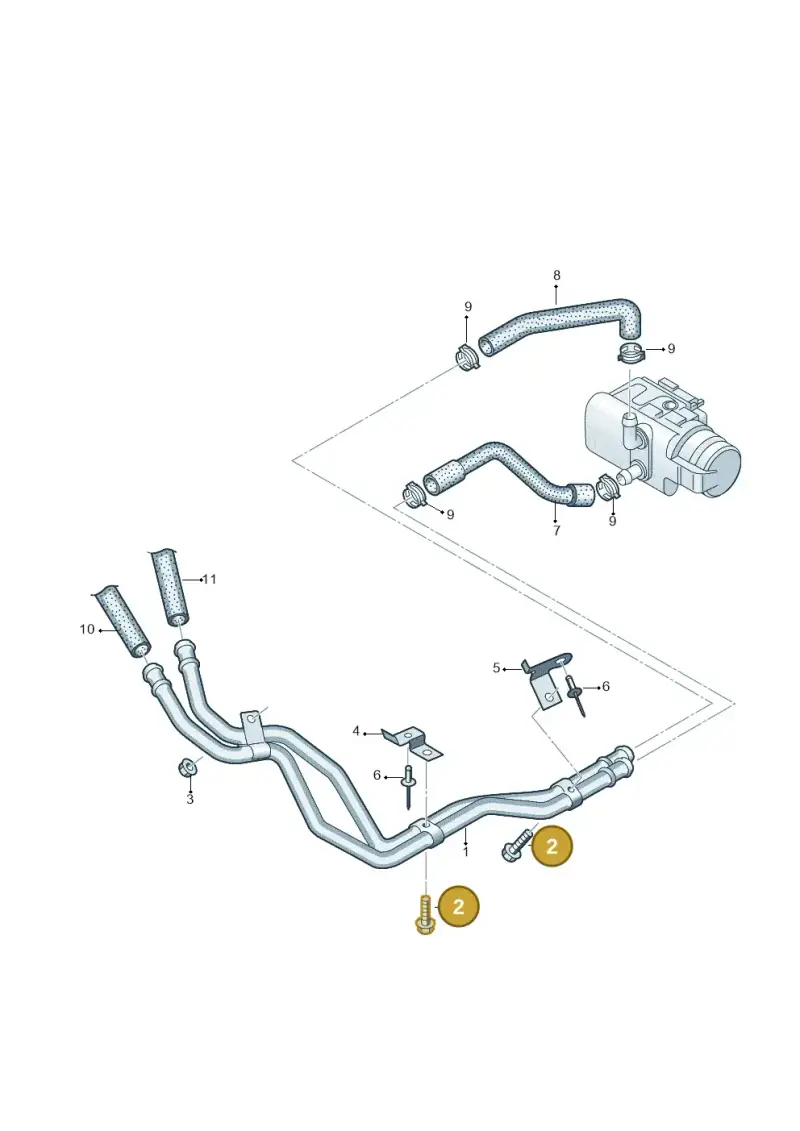 N91035002 — Volkswagen Caravelle (2015-2019) diagram 861819800, position 2