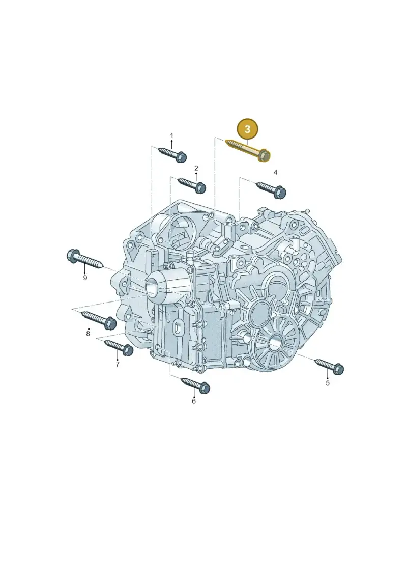 N91037901 — Volkswagen Golf 2.0 BlueMotion (2019-2024) diagram 718300820, position 3