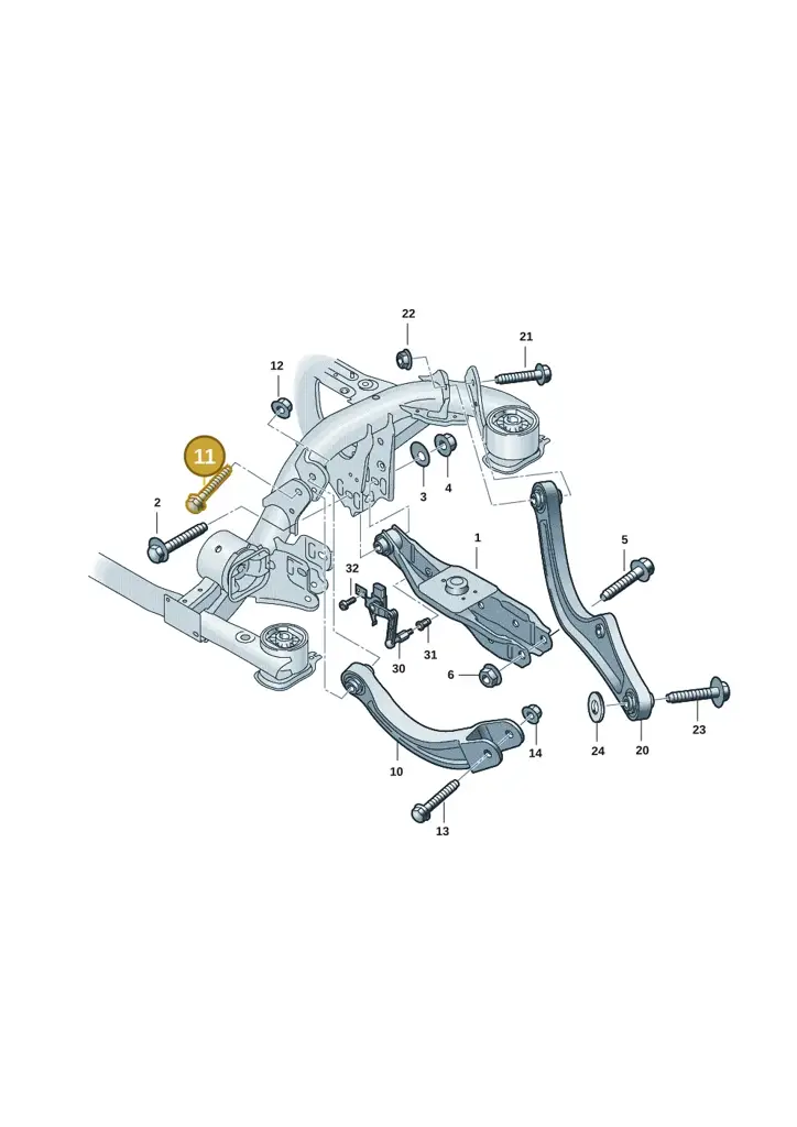 N91039802 — Volkswagen ID.7 Limousine Pro (2023-) diagram 10a505050, position 11
