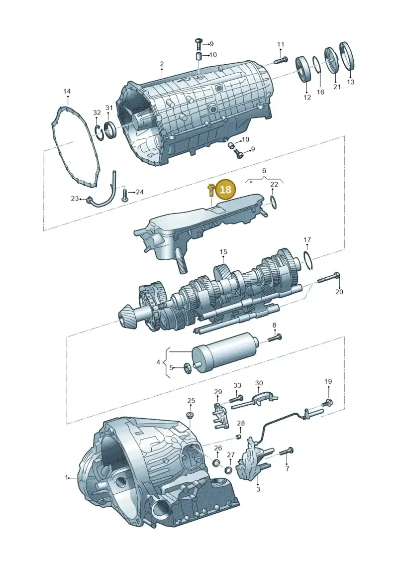 N91043601 — Audi A6 (2018-2025) diagram 798325810, position 18
