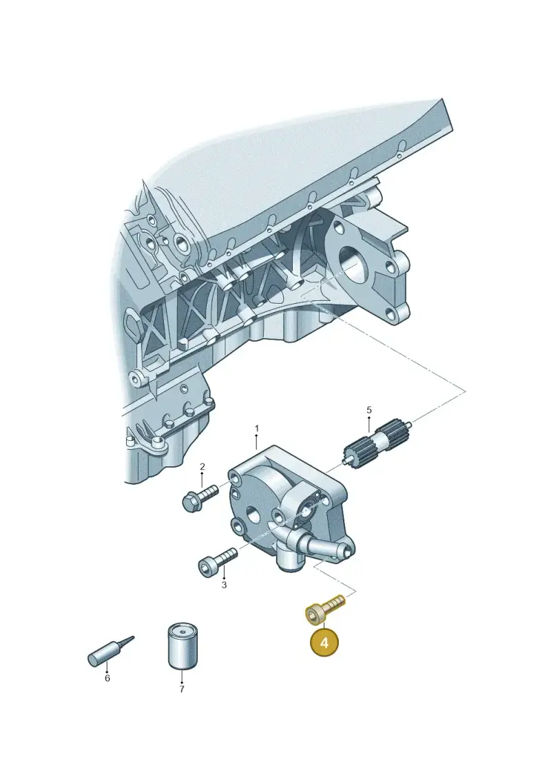N91050601 — Volkswagen Touareg BlueMotion (2014-2018) diagram 693145330, position 4