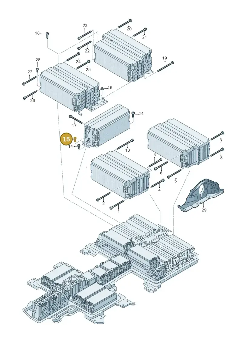 N91052201 — Volkswagen E-Crafter 35 (2018-2024) diagram 774915690, position 15