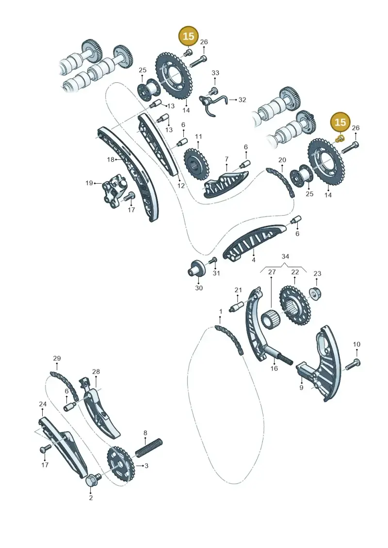 N91052201 — Volkswagen Touareg (2017-2023) diagram 859109570, position 15