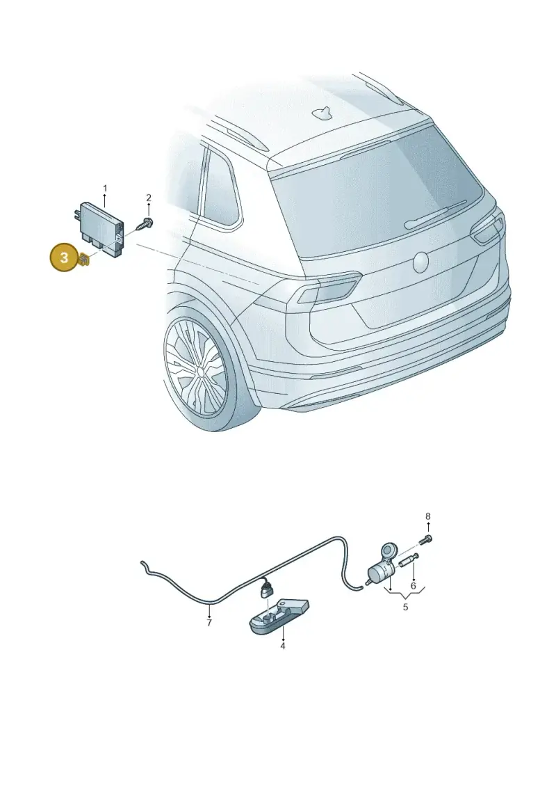 N91053201 — Volkswagen Tiguan 2.0 4Motion (2017-2024) diagram 884945550, position 3