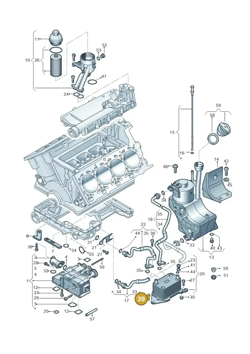 N91054201 — Audi R8 qu. 5.2 (2012-2015) diagram 618115000, position 39