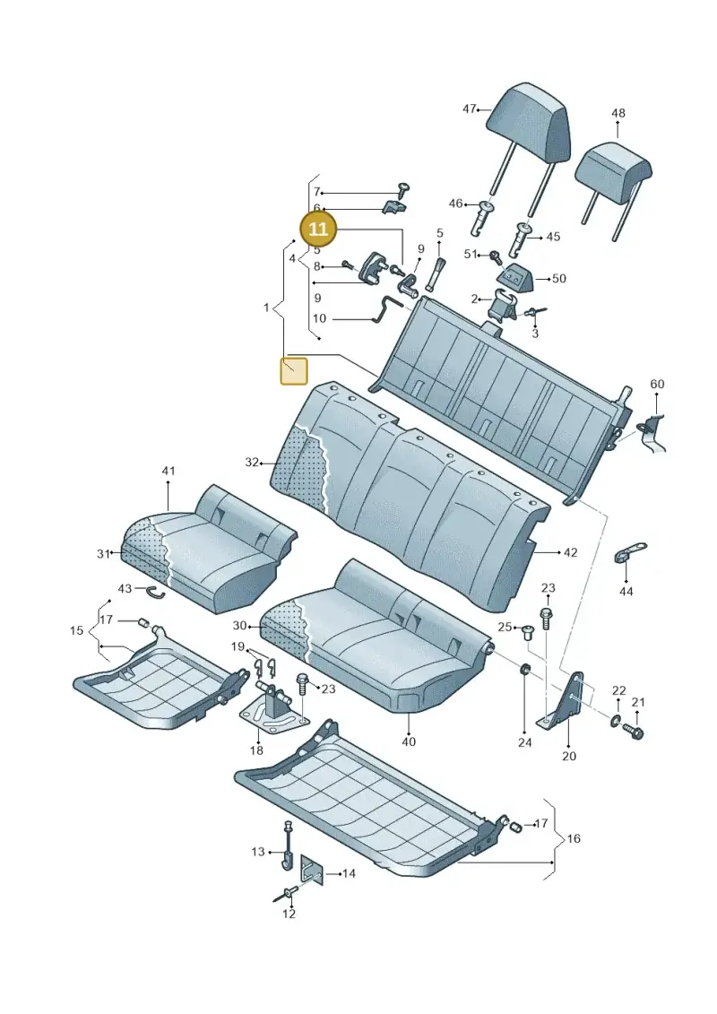 N91058201 — Volkswagen Amarok twin cab (2022-) diagram 749885850, position 11
