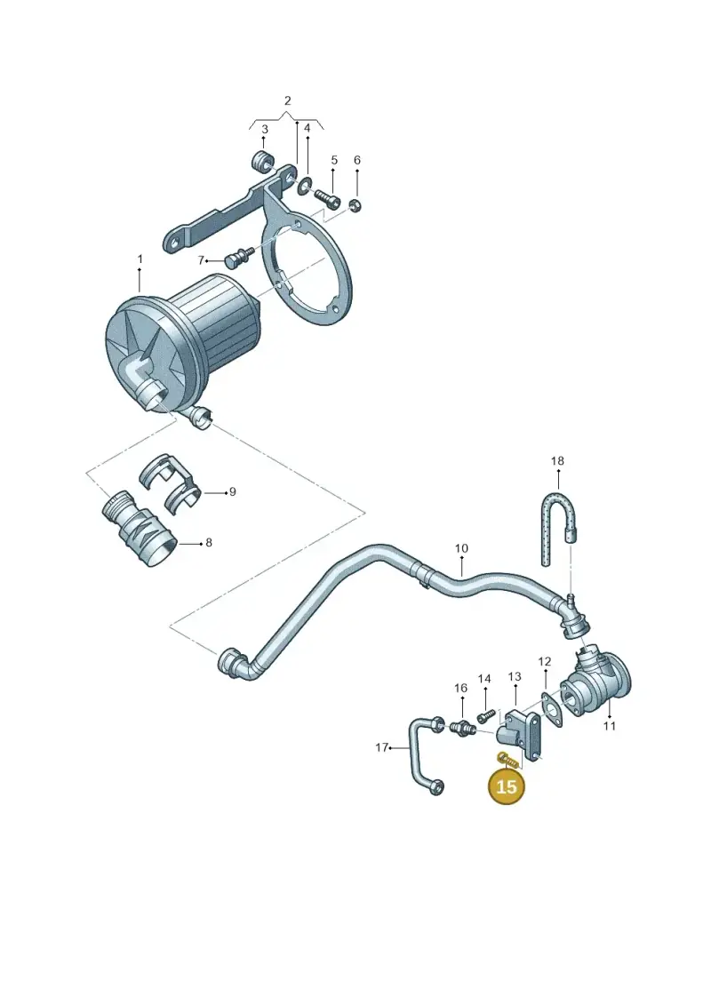 N91065301 — Volkswagen Transp. caravelle (2011-2015) diagram 410131200, position 15
