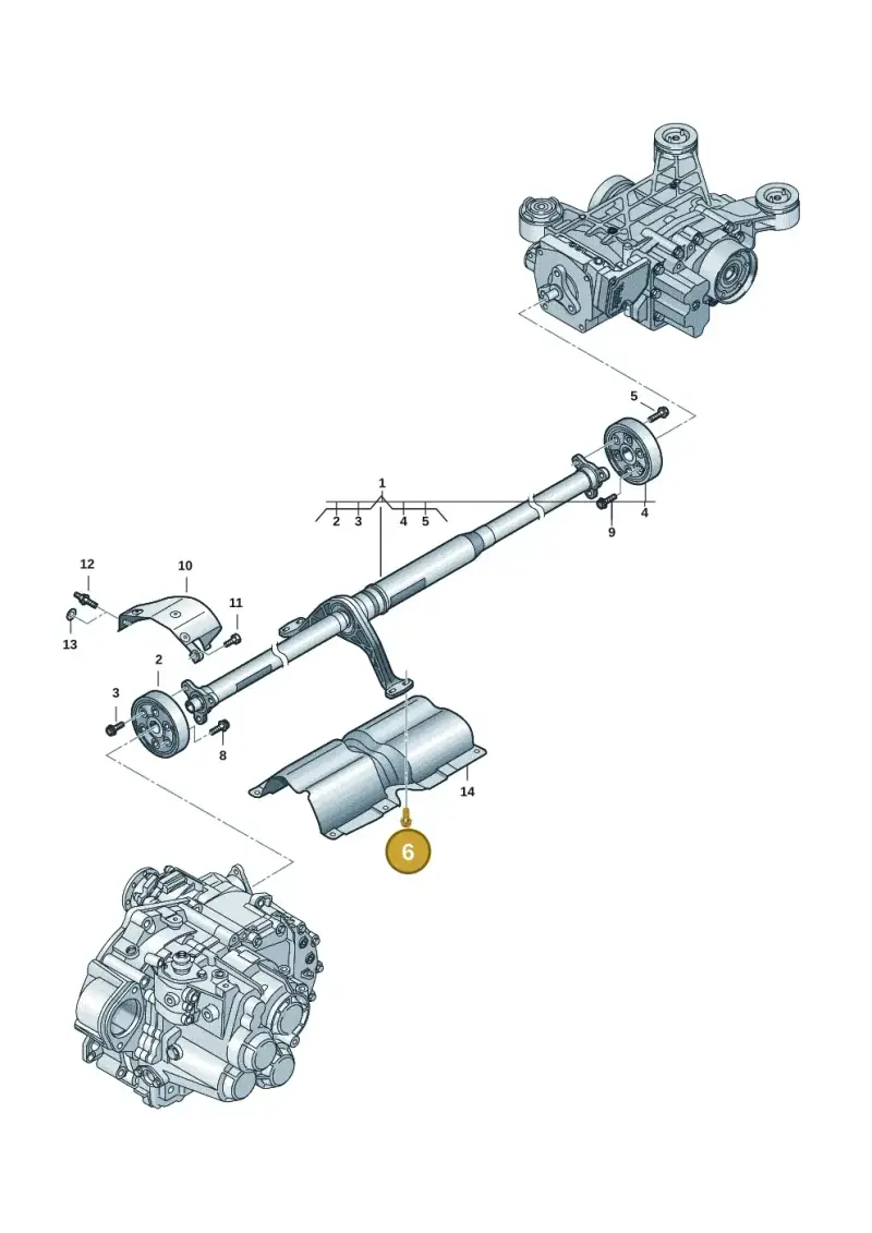 N91066901 — Volkswagen Caddy Maxi Kombi (2020-2024) diagram 2ka521000, position 6