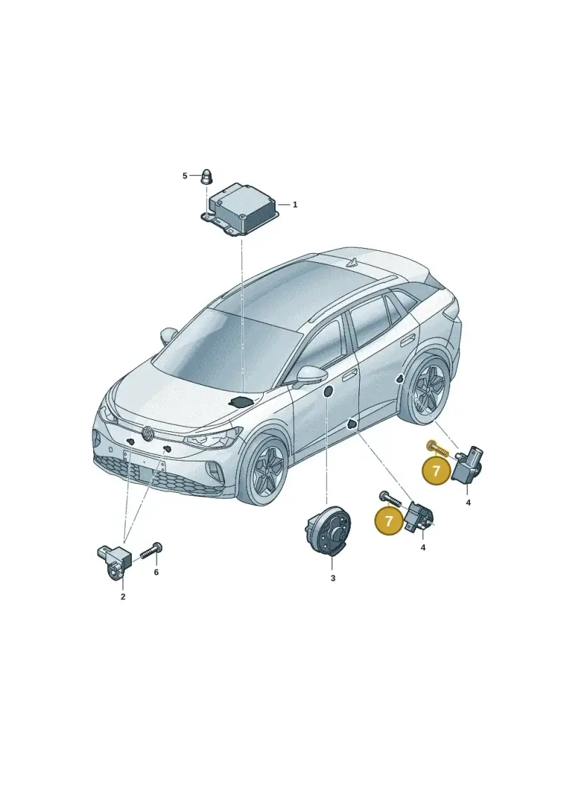 N91069601 — Volkswagen ID.4 Pro (2020-2023) diagram 11a959030, position 7