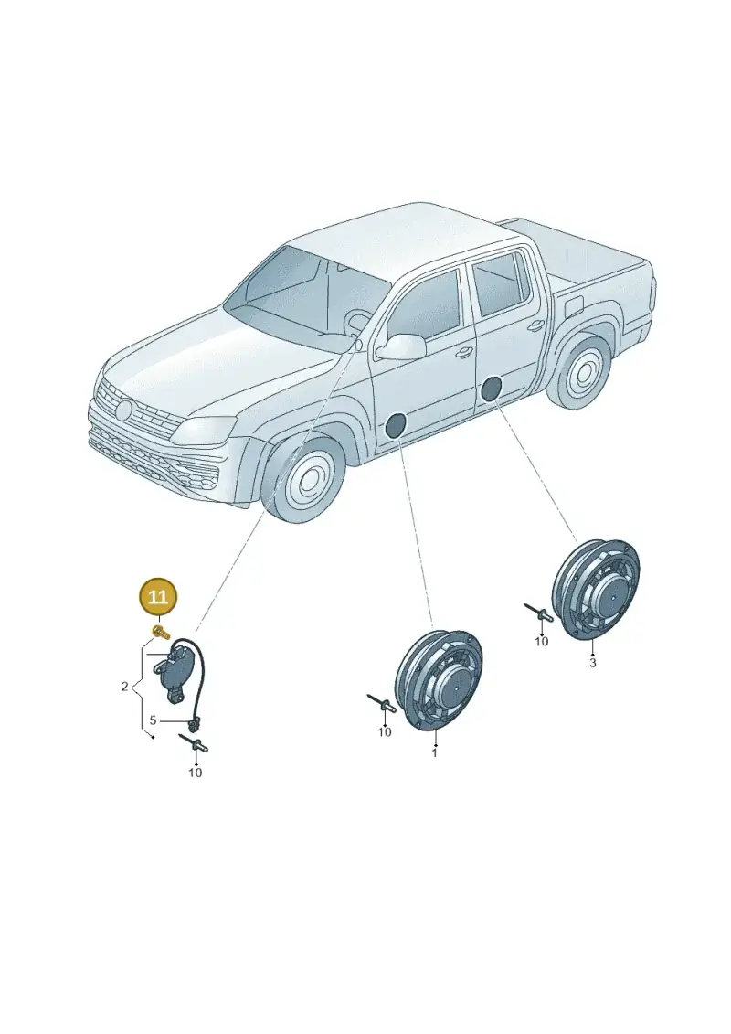 N91069902 — Volkswagen Amarok (2022-) diagram 894035350, position 11