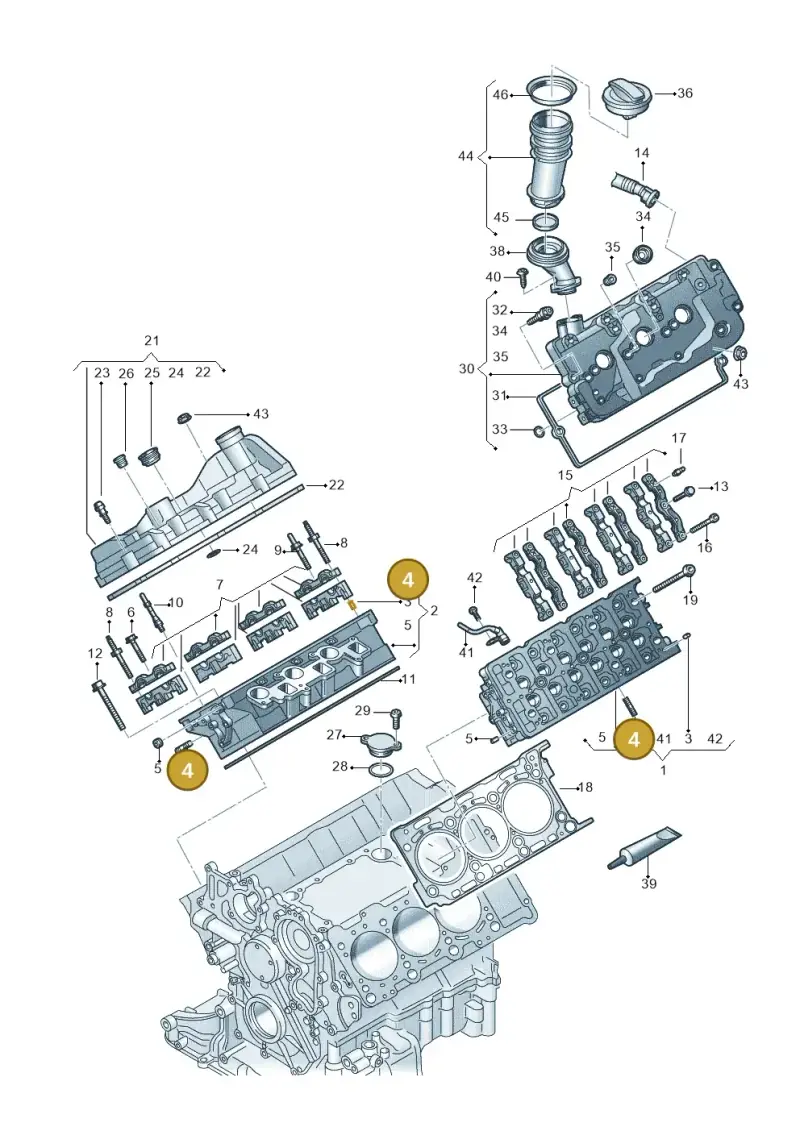 N91070903 — Volkswagen Amarok twin cab (2022-) diagram 894103650, position 4