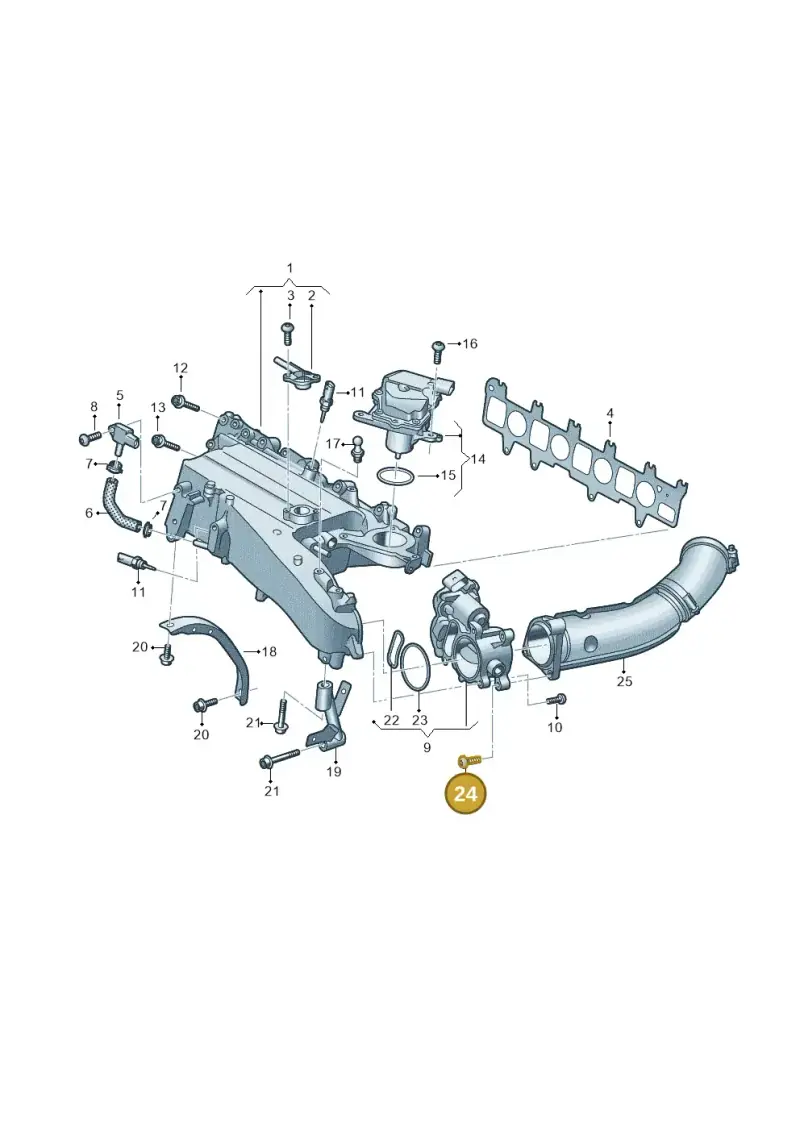 N91071702 — Volkswagen Passat estate (2023-) diagram 793129090, position 24