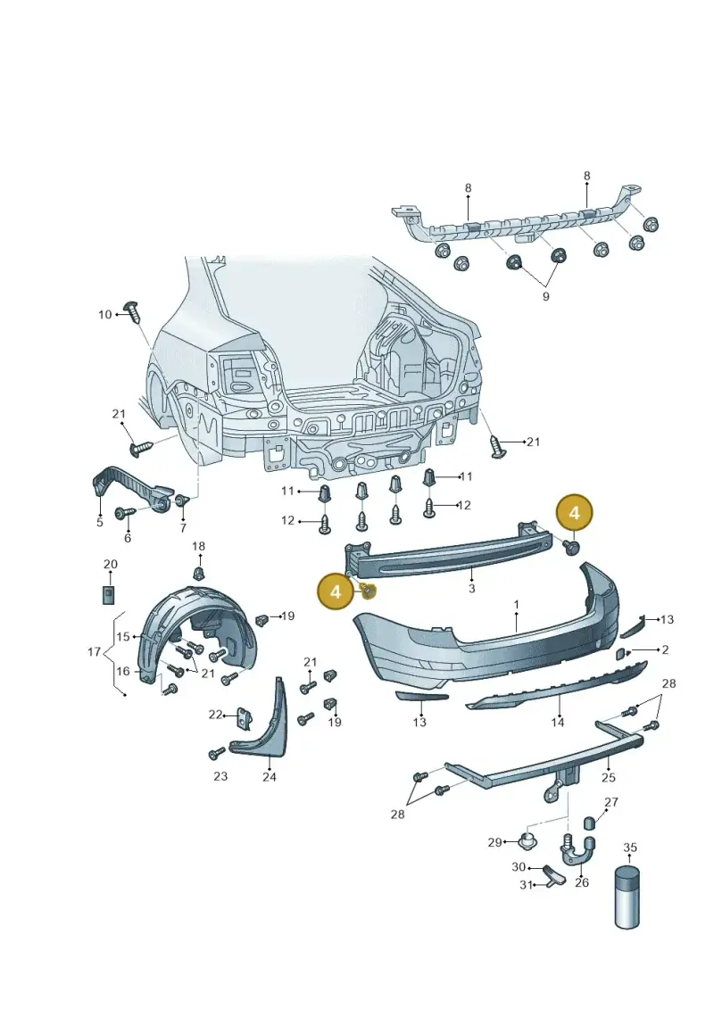N91073004 — Skoda Octavia (2012-2017) diagram 753807500, position 4