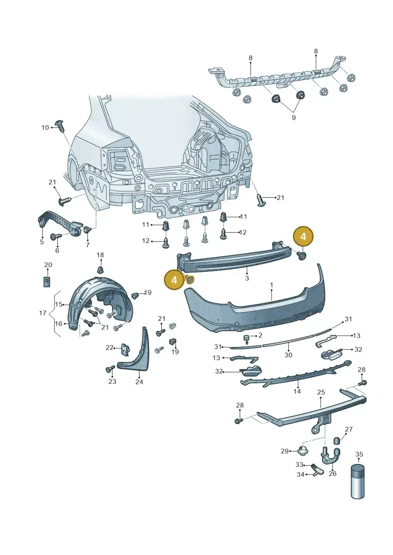 N91073004 — Skoda Octavia (2012-2017) diagram 753807550, position 4