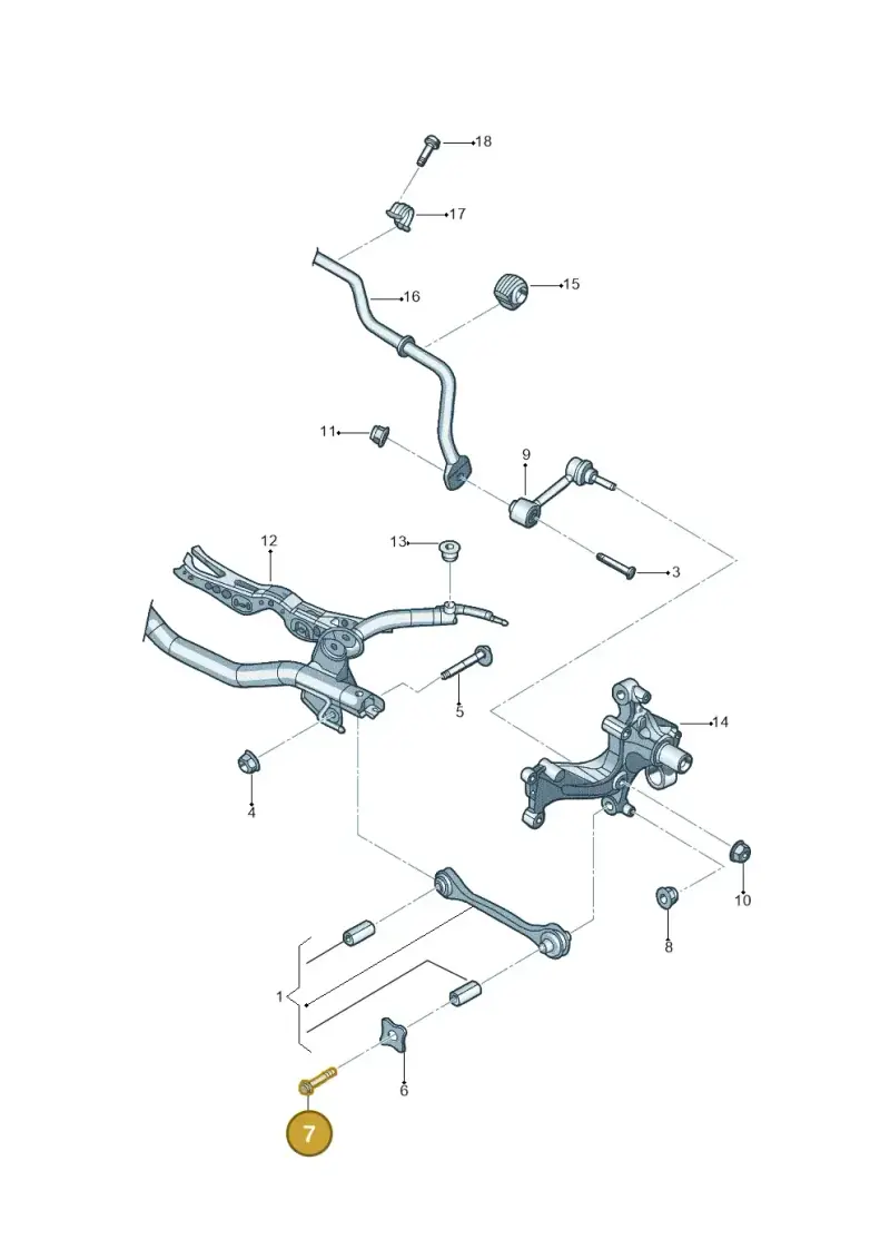 N91076701 — Volkswagen Beetle (2016-2019) diagram 692501200, position 7