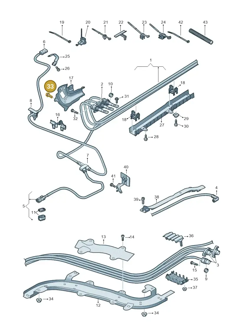 N91078301 — Audi Q5 (2016-2025) diagram 896970010, position 33