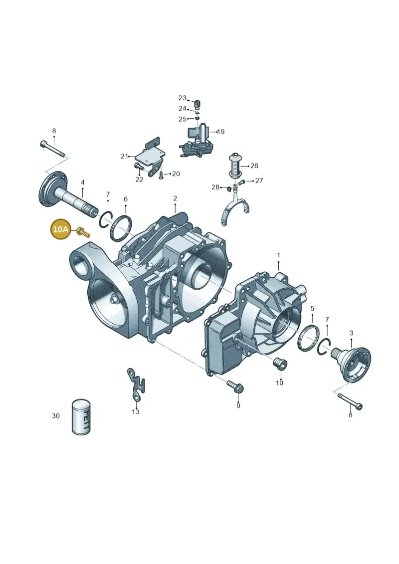 N91082701 — Volkswagen Transport. multivan (2019-2024) diagram 679525110, position 10A