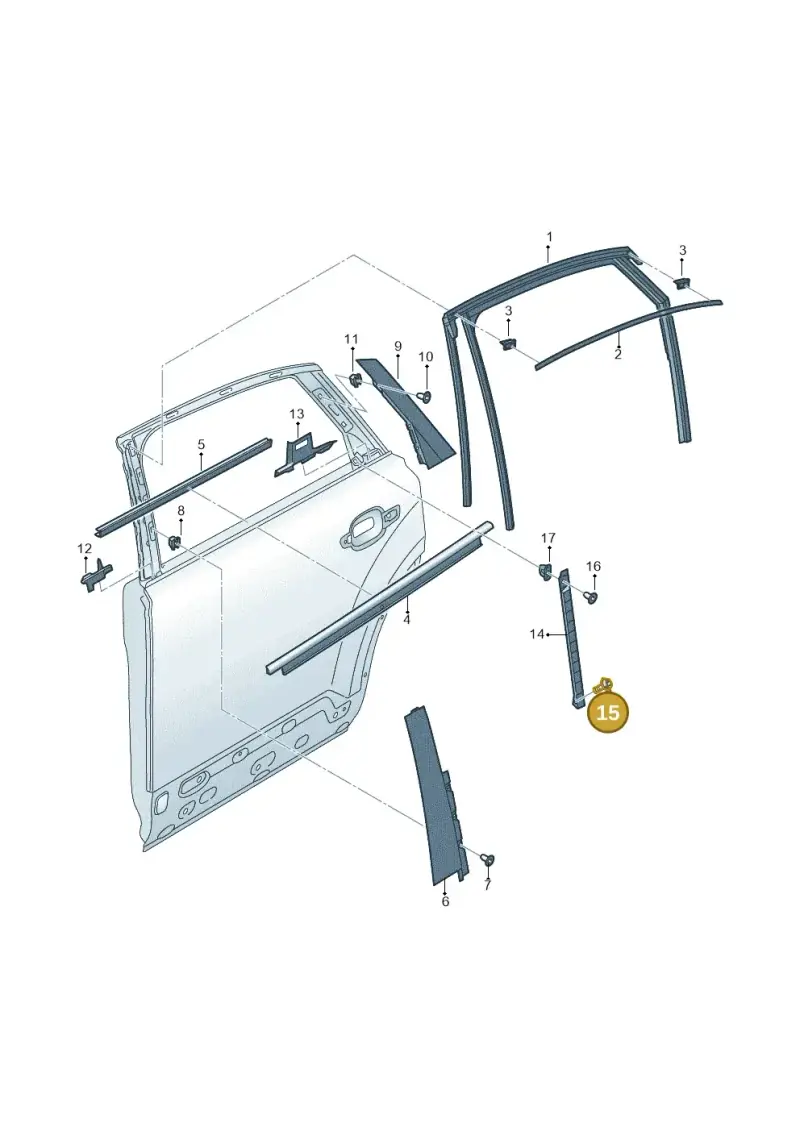 N91085101 — Audi Q7 (2015-2025) diagram 859839400, position 15