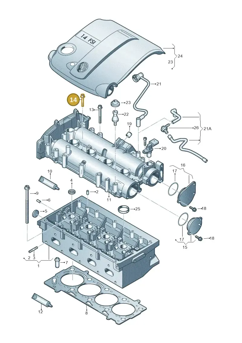 N91089401 — Volkswagen POLO JIN QIN       "CN"06> (2006-) diagram 253103400, position 14