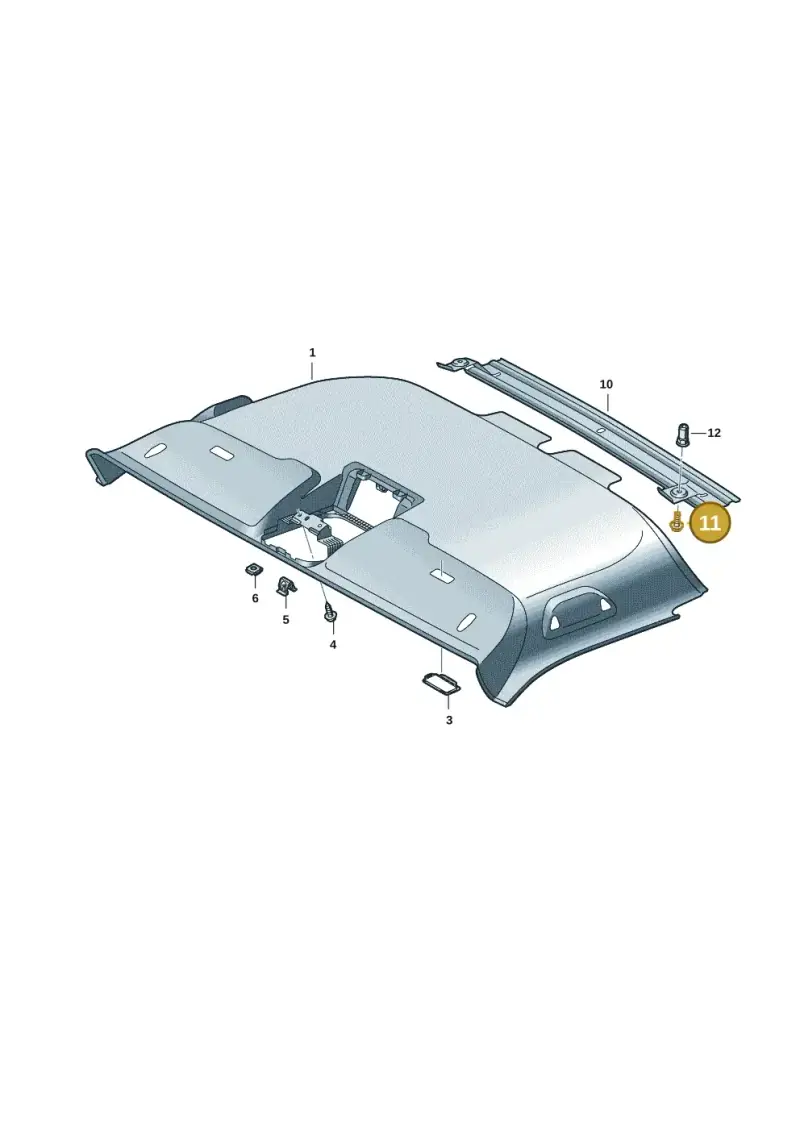 N91096601 — Volkswagen Transporter Multivan (2019-2024) diagram 7em867055, position 11
