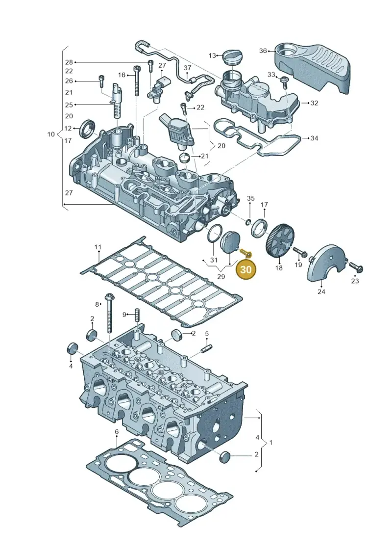 N91096701 — Volkswagen Passat estate (2023-) diagram 813103460, position 30