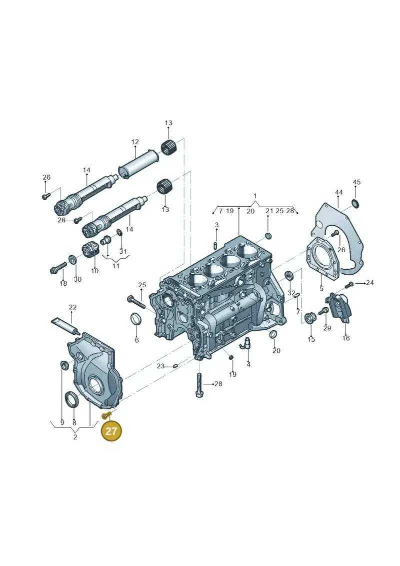 N91096705 — Volkswagen Tiguan 2.0 4Motion (2017-2024) diagram 431103019, position 27