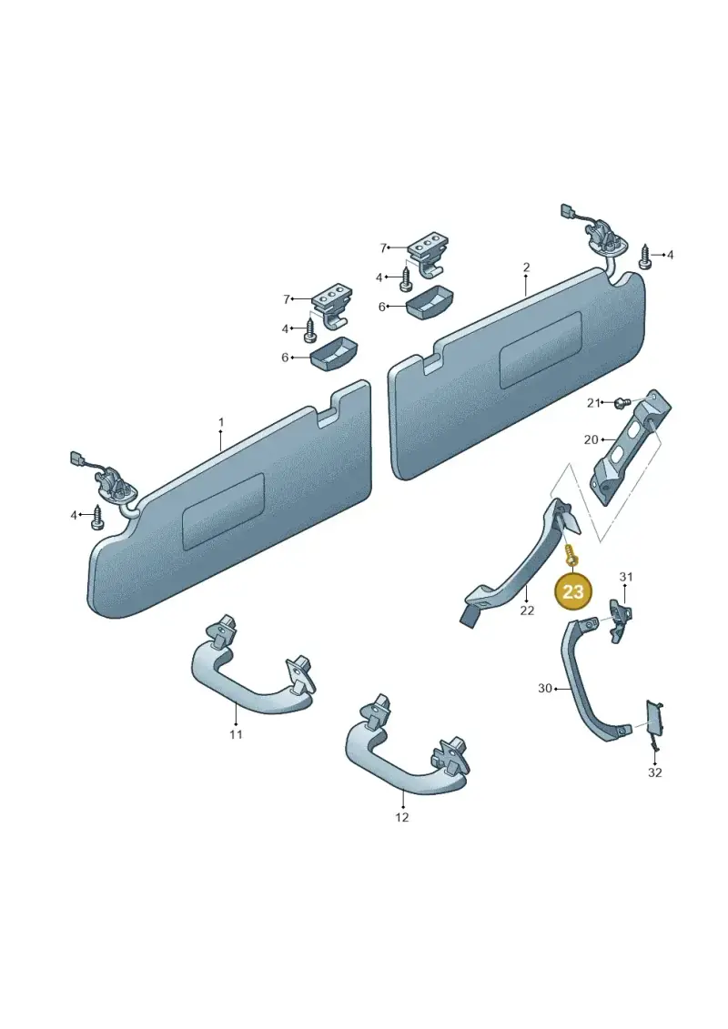 N91097101 — Volkswagen Amarok twin cab (2022-) diagram 683857500, position 23