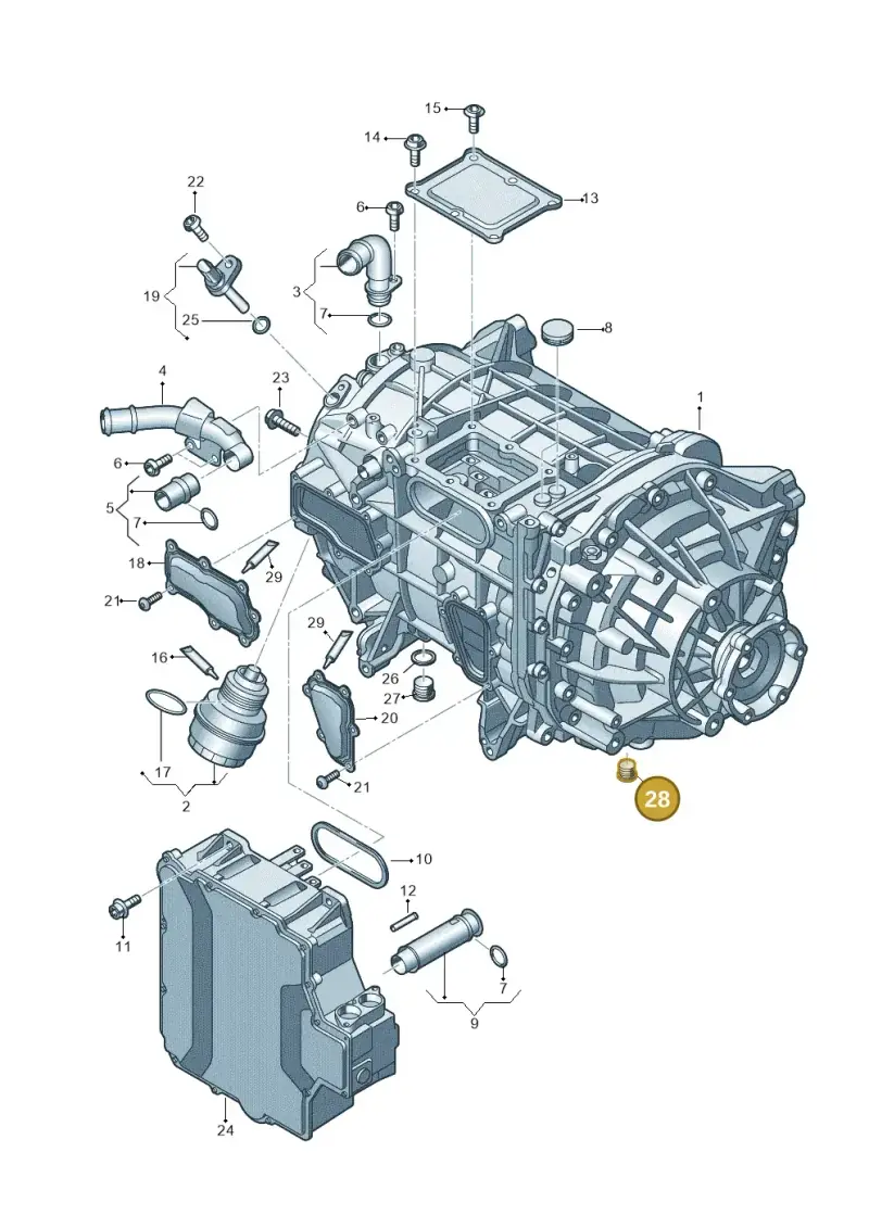 N91103402 — Audi Q8 e-tron (2018-2025) diagram 586103500, position 28