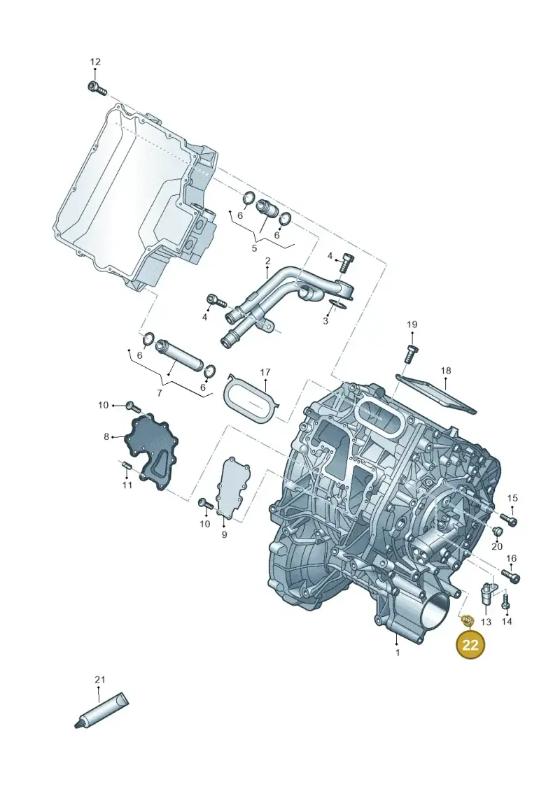 N91103402 — Audi Q8 e-tron (2018-2025) diagram 586103100, position 22