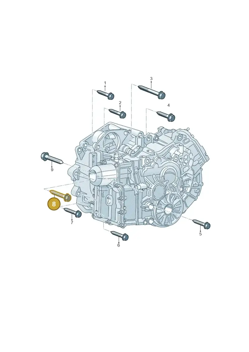 N91106301 — Volkswagen Golf Plus (2011-2014) diagram 718300820, position 8