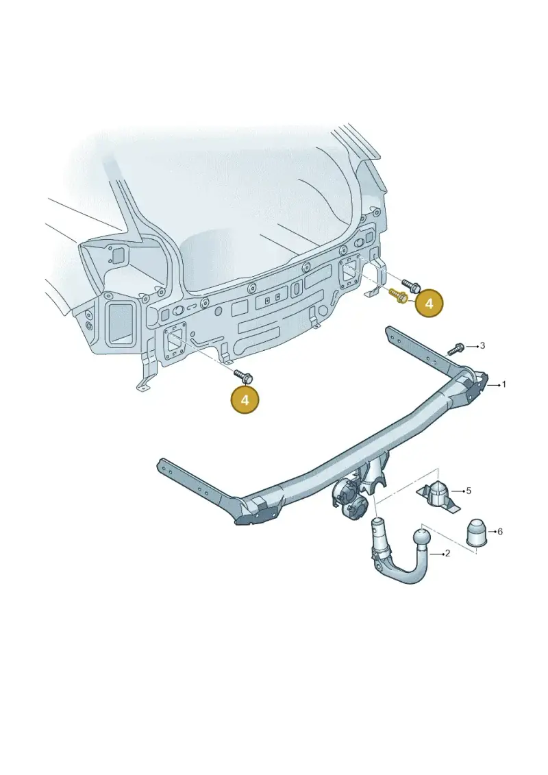 N91110801 — Volkswagen T-Roc convertible 1.5 (2019-2024) diagram 2gk804001, position 4