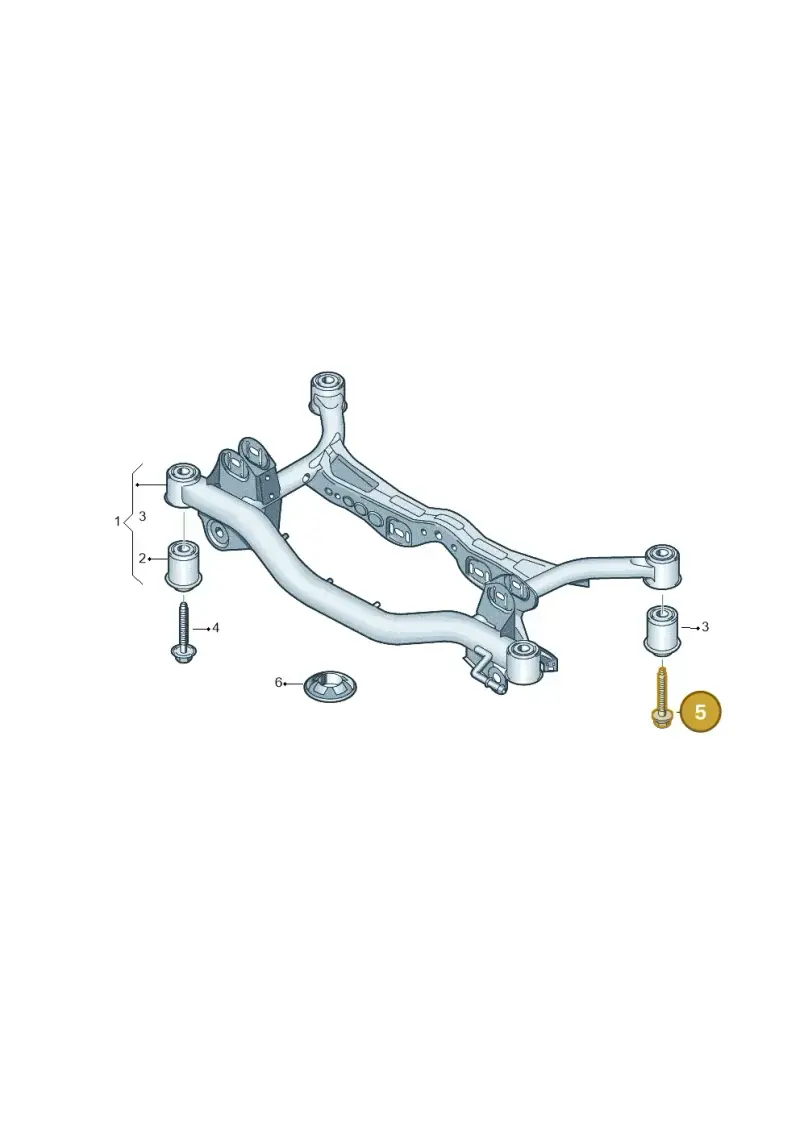 N91114701 — Volkswagen Passat CC (2008-2012) diagram 634505000, position 5