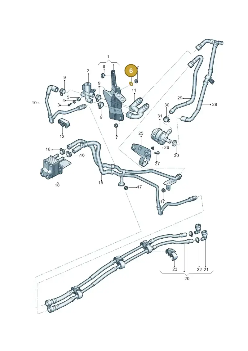 N91115501 — Volkswagen Tayron (2018-) diagram 808819950, position 6