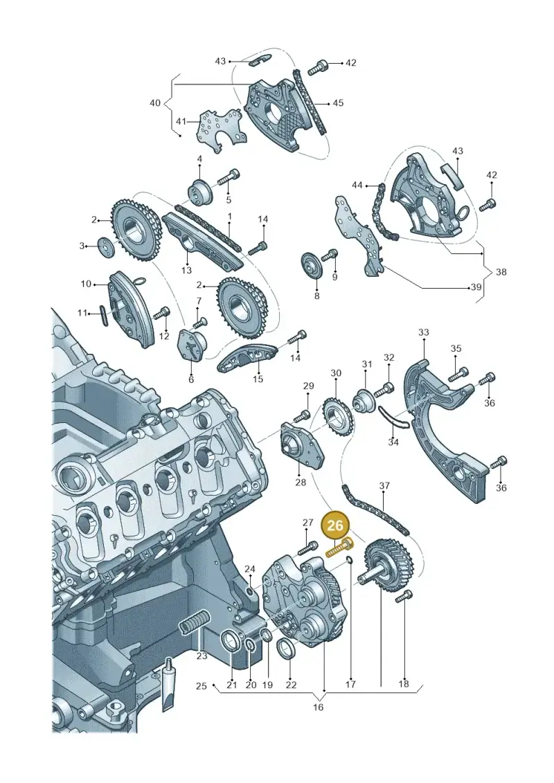 N91119601 — Volkswagen Touareg BlueMotion (2014-2018) diagram 478109670, position 26