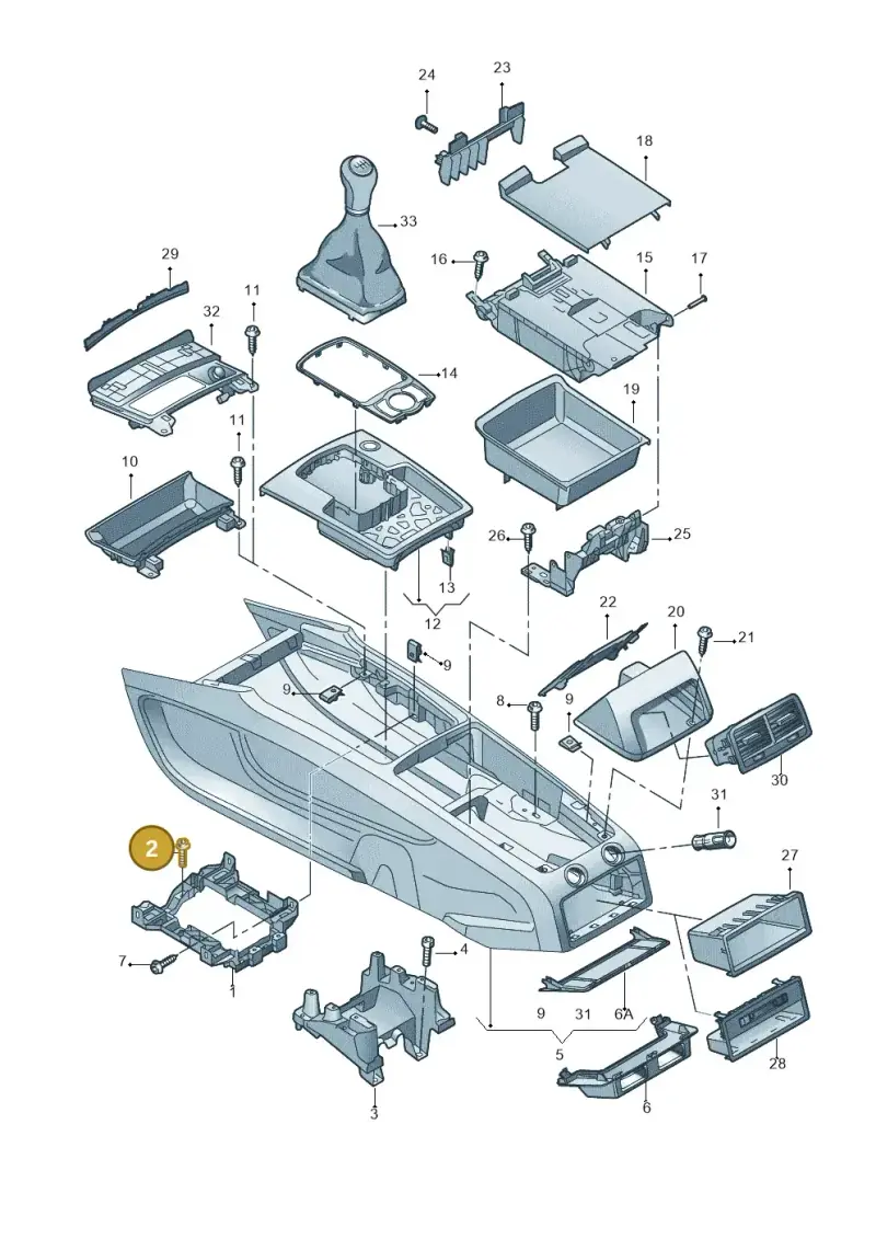 N91122901 — Audi Q7 qu. 3.0 TDI (2009-2015) diagram 493863500, position 2